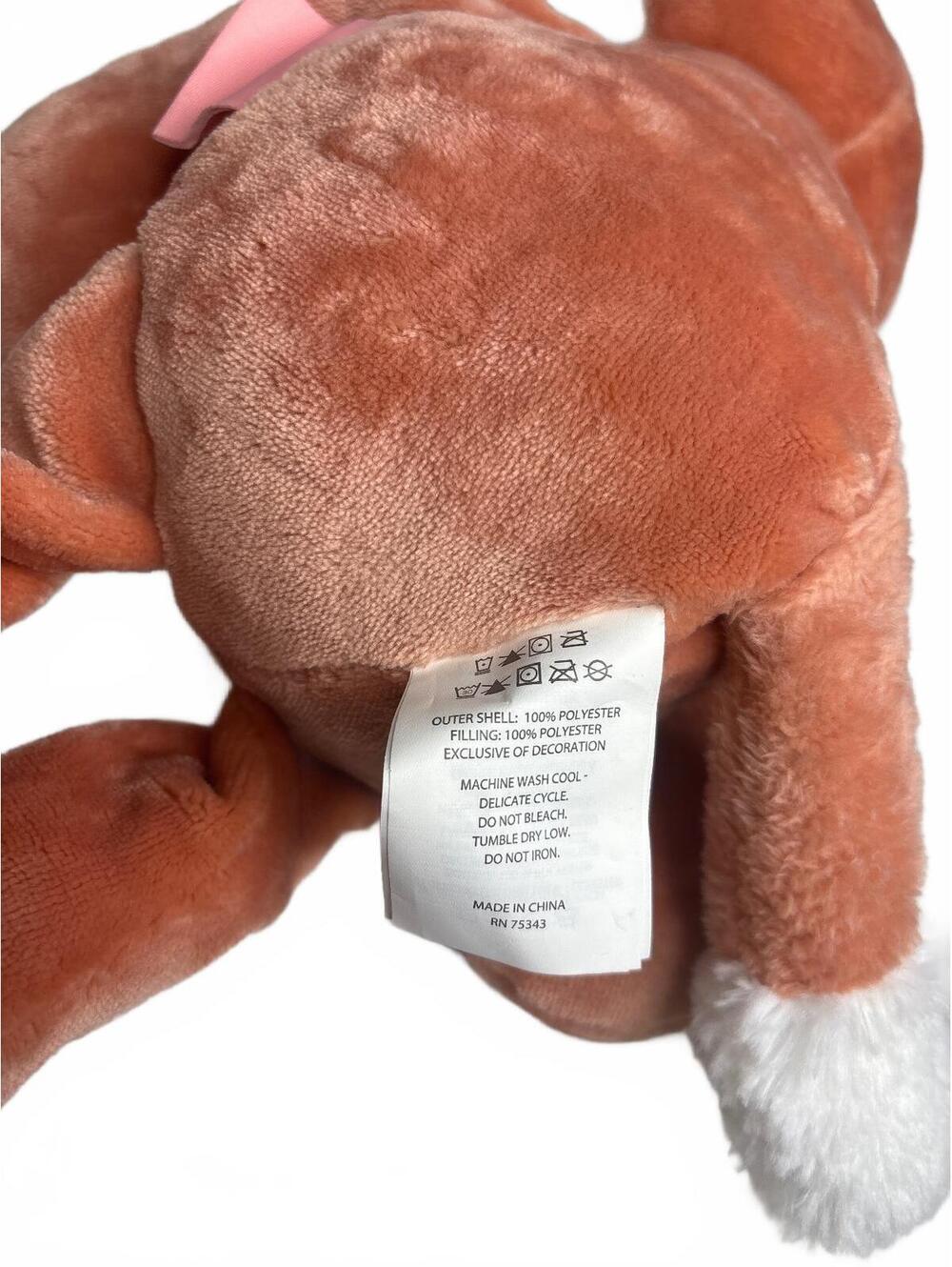 Max Studio Kids Sleeping Velour Fox Plush 19" Closed Sleepy Eyes Floppy Legs EUC - Picture 7 of 9